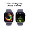 Apple Watch Series 11 GPS 46mm Silver Aluminium Case with Purple Fog Sport Band - S/M