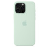 iPhone 16 Pro Max Silicone Case MagSafe Aquamarine