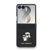 Karl Lagerfeld Saffiano K+CH Galaxy Z Flip 8 Black