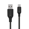 Tactical Stitch Thread Cable USB-A/USB-C 0.3m Blac