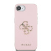 Guess PU Grained 4G Metal Logo iPhone 16e, Pink