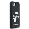 Karl Lagerfeld 3D Rubber K+Ch iPhone 16e, Black