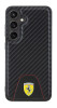 Ferrari PU Leather Bottom Carbon kryt Galaxy S24