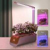 BOT Chytrý květináč s LED - světlé dřevo