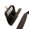 Guess Crossbody Strap 4G Metal Logo + Wallet Brown
