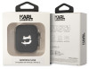 Karl Lagerfeld 3D Logo Choupette Airpods 1/2,Black