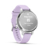 Garmin Lily 2 Active, Silver / Purple Jasmine Silicone Band