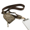 Guess Crossbody Strap 4G Metal Logo + Wallet Brown
