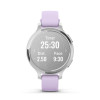 Garmin Lily 2 Active, Silver / Purple Jasmine Silicone Band