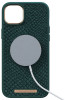 Njord Salmon Leather Case iPhone 14 Plus, Green