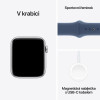 Apple Watch SE 44mm 2024 Silver, Denim SB,S/M