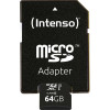 Intenso 64GB micro SDXC PRO UHS-I + adaptér