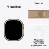 Apple Watch Ultra 4 Natural Titanium, Sand Trail, S/M