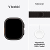 Apple Watch Ultra 3 GPS + Cellular Black Titanium Case with Black/Charcoal Trail Loop - S/M