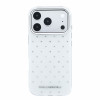 Karl Lagerfeld Rhinestones iPhone 18 Pro,White
