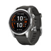 Garmin fenix 7S Pro Solar, Silver/Black Band