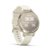 Garmin Lily 2 Active, Lunar Gold / Bone Silicone Band