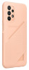 Samsung Back Cover with Card Pocket A23 5G, Peach