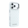 Karl Lagerfeld Rhinestones iPhone 18 Pro,White