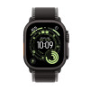 Apple Watch Ultra 3 GPS + Cellular Black Titanium Case with Black/Charcoal Trail Loop - M/L