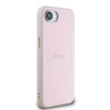 Guess Grained Classic Logo MagSafe iPhone 16e PNK
