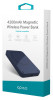 Epico 4200mAh Magnetic Wireless Powerbank, Blue