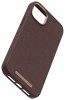 Njord Genuine Leather Case iPhone 14 Plus, Dark Br