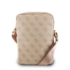 Guess PU 4G Triangle Logo Taška 8" Pink