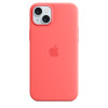 iPhone 15 Plus Silicone Case MagSafe Guava
