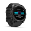 Garmin fenix 8 51mm,AMOLED,Glass,SlGr Steel/Blc SB