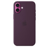 iPhone 16 Plus Silicone Case MagSafe Plum