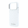 Karl Lagerfeld Rhinestones iPhone 18 Pro,White