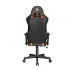 Gembird herní židle Scorpion černá/oranžová