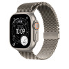 Apple 49mm Natural Titanium Milanese Loop - Small