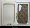 Guess 4G Charms kryt pro Samsung Galaxy S24+ Brown