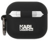 Karl Lagerfeld 3D Logo Choupette Airpods 3, Black
