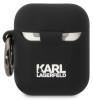 Karl Lagerfeld 3D Logo Choupette Airpods 1/2,Black
