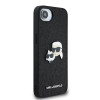 Karl Lagerfeld Glitter Metal K+Ch iPhone 16e Black
