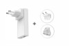 SWISSTEN GaN travel nabíječka USB-C+USB-A 65W
