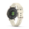 Garmin Lily 2, Cream Gold / Coconut Silicone Band