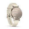 Garmin Lily 2, Cream Gold / Coconut Silicone Band