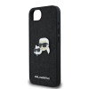 Karl Lagerfeld Glitter Metal K+Ch iPhone 16e Black