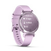 Garmin Lily 2, Metallic Lilac/Lilac Silicone Band