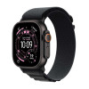 Apple Watch Ultra 3 GPS + Cellular Black Titanium Case with Black Alpine Loop - Large