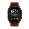 Apple Watch Ultra 4 Black Titanium, Burgundy Trail, M/L