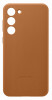 Samsung Leather Case Galaxy S23+, Brown