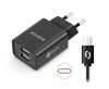 Aligator DC adaptér USB-C smart IC s 2xUSB 2,4A