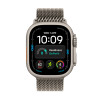 Apple Watch Ultra 4 Natural Titanium, Natural Titanium Milanese, L