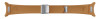 D-Buckle Hybrid Eco-Leather Band Slim, S/M, Camel