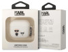 Karl Lagerfeld and Choupette Apple Airpods 3, WHT